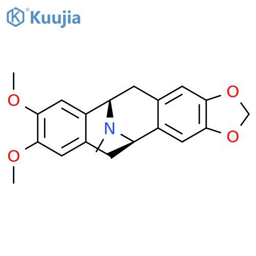 Benzo[5,6]cycloocta[1,2-f]-1,3-benzodioxol-5,11-imine,5,6,11,12-tetrahydro-8,9-dimethoxy-14-methyl-, (5S,11S)- structure