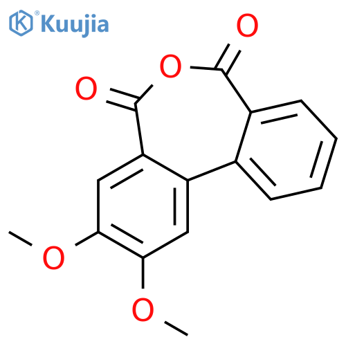 DIBENZ[C,E]OXEPIN-5,7-DIONE, 2,3-DIMETHOXY- structure