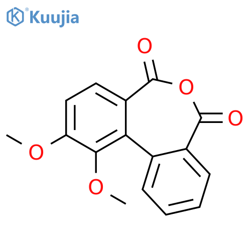 Dibenz[c,e]oxepin-5,7-dione, 1,2-dimethoxy- structure