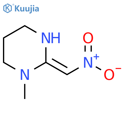 Pyrimidine, hexahydro-1-methyl-2-(nitromethylene)-, (E)- structure