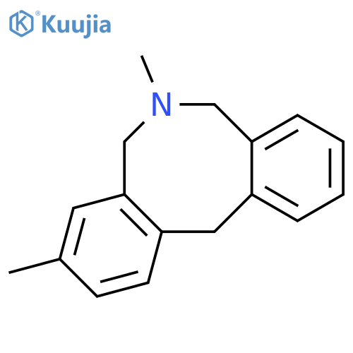 Dibenz[c,f]azocine, 5,6,7,12-tetrahydro-3,6-dimethyl- structure