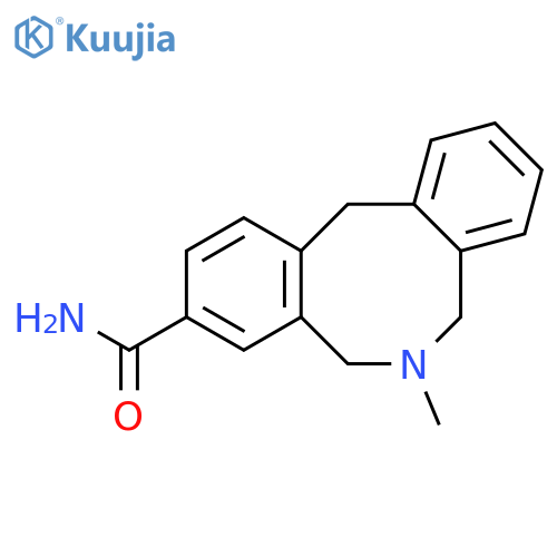 DIBENZ[C,F]AZOCINE-3-CARBOXAMIDE, 5,6,7,12-TETRAHYDRO-6-METHYL- structure