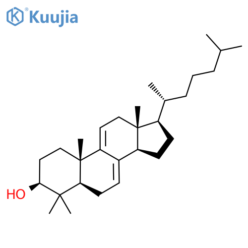 Cholesta-7,9(11)-dien-3-ol, 4,4-dimethyl-, (3beta,5alpha)- structure