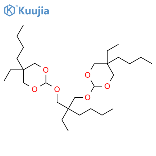 1,3-Dioxane,2,2'-[(2-butyl-2-ethyl-1,3-propanediyl)bis(oxy)]bis[5-butyl-5-ethyl- (9CI) structure
