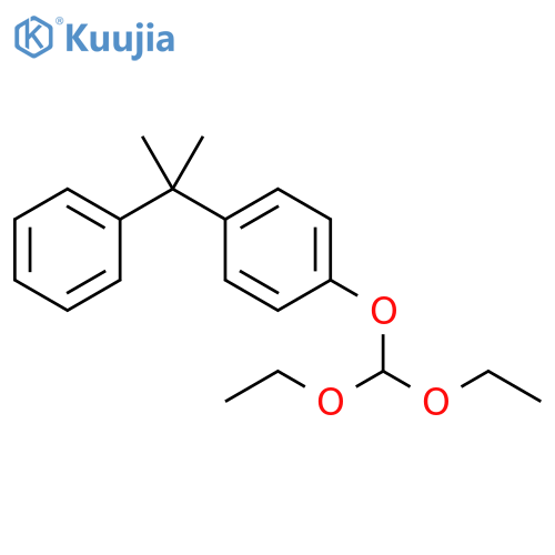 Benzene, 1-(diethoxymethoxy)-4-(1-methyl-1-phenylethyl)- structure