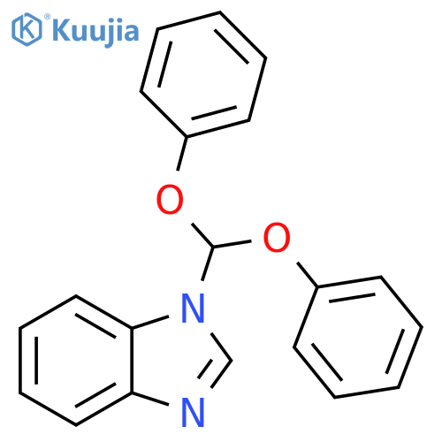 1H-Benzimidazole, 1-(diphenoxymethyl)- structure