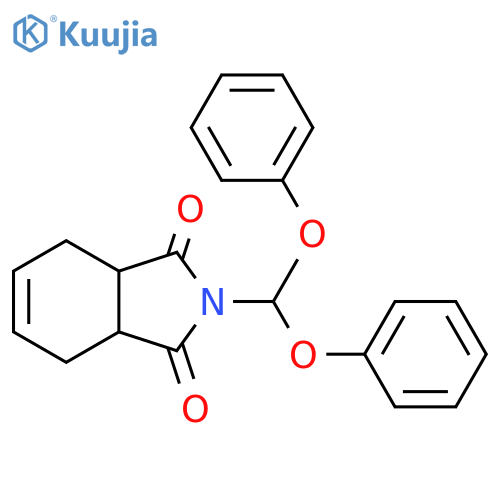 1H-Isoindole-1,3(2H)-dione, 2-(diphenoxymethyl)-3a,4,7,7a-tetrahydro- structure