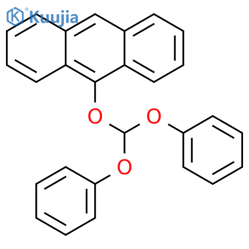 Anthracene, 9-(diphenoxymethoxy)- structure