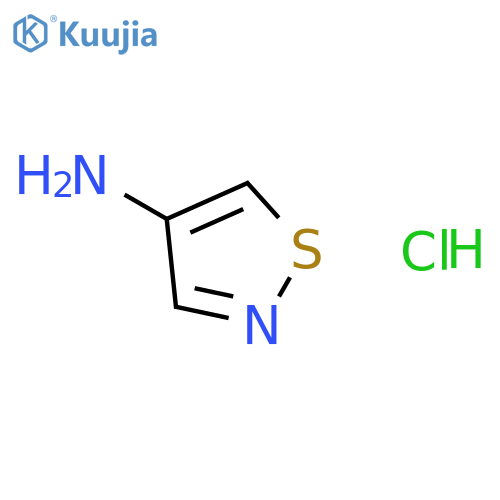 isothiazol-4-amine;hydrochloride structure