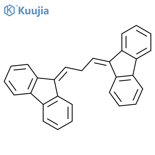 Ethyl, 2-(9H-fluoren-9-ylidene)-1-(9H-fluoren-9-ylidenemethyl)- structure