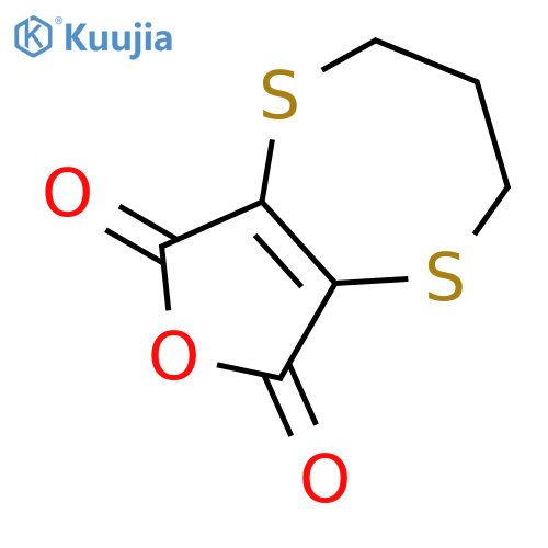 2H-[1,4]DITHIEPINO[2,3-C]FURAN-6,8-DIONE, 3,4-DIHYDRO- structure
