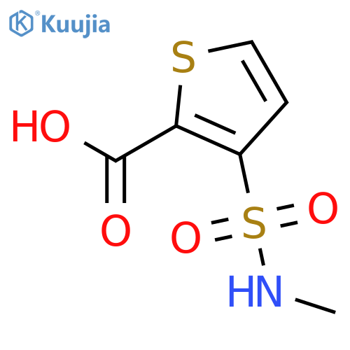 3-(Methylamino)sulfonyl-2-thiophenecarboxylic Acid structure