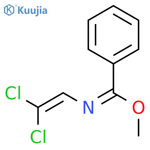 Methyl N-(2,2-dichloroethenyl)benzenecarboximidate structure