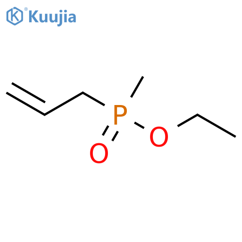 Phosphinic acid, methyl-2-propenyl-, ethyl ester structure