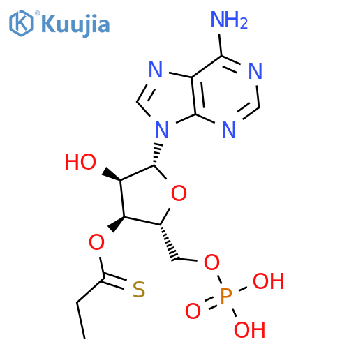 5'-ADENYLIC ACID, 3'-PROPANETHIOATE structure
