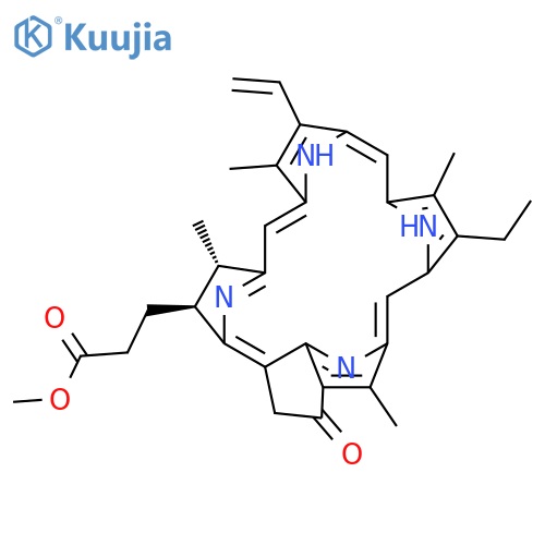 Methyl pyropheophorbide-a structure