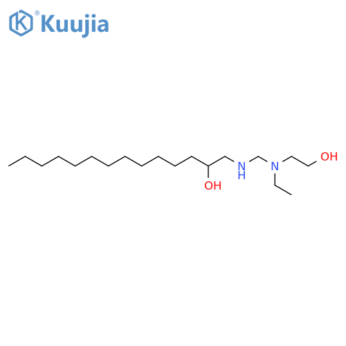 2-TETRADECANOL, 1-[[[ETHYL(2-HYDROXYETHYL)AMINO]METHYL]AMINO]- structure