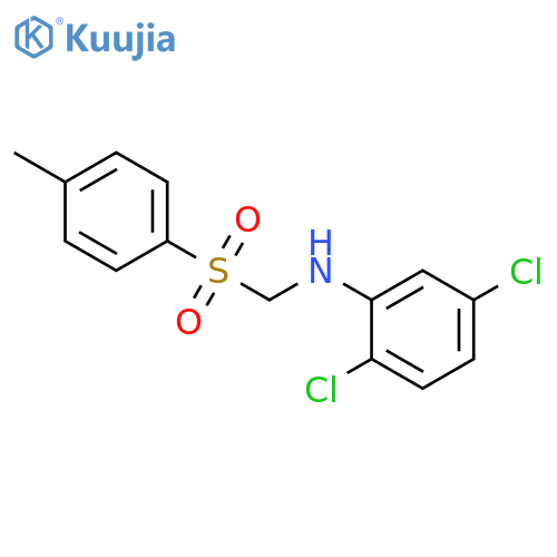Benzenamine, 2,5-dichloro-N-[[(4-methylphenyl)sulfonyl]methyl]- structure
