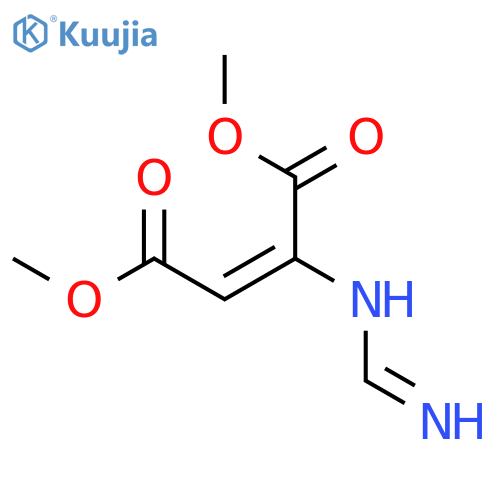 Dimethyl 2-[(E)-(aminomethylidene)amino]but-2-enedioate structure