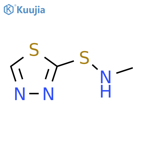 N-(1,3,4-Thiadiazol-2-ylsulfanyl)methanamine structure