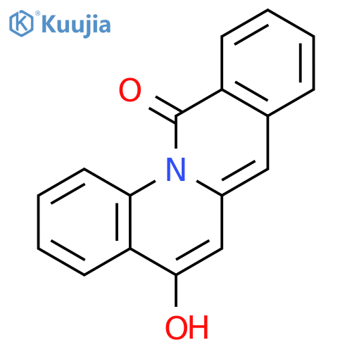 12H-Isoquino[2,3-a]quinolin-12-one, 5-hydroxy- structure