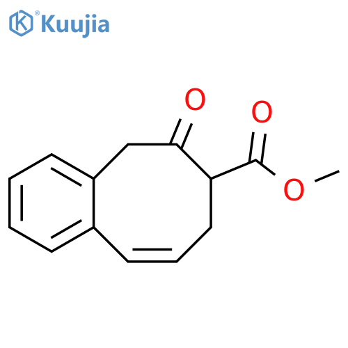 7-Benzocyclooctenecarboxylic acid, 5,6,7,8-tetrahydro-6-oxo-, methyl ester structure
