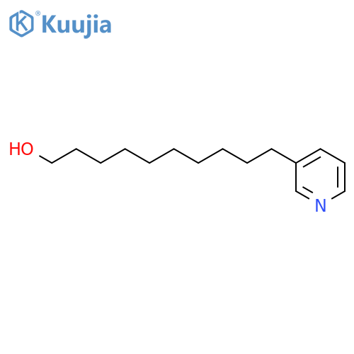 3-PYRIDINEDECANOL structure