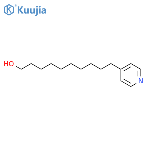 4-Pyridinedecanol structure