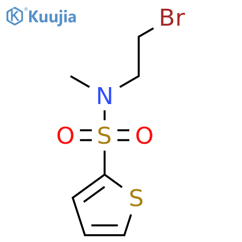 2-Thiophenesulfonamide, N-(2-bromoethyl)-N-methyl- structure