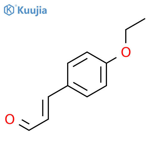 3-(4-ethoxyphenyl)prop-2-enal structure