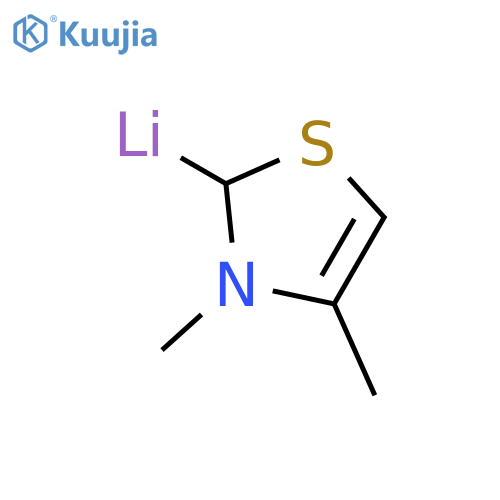 Lithium, (2,3-dihydro-3,4-dimethyl-2-thiazolyl)- structure