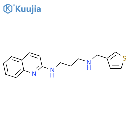 1,3-Propanediamine, N-2-quinolinyl-N'-(3-thienylmethyl)- structure
