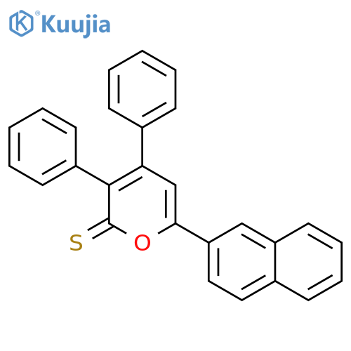 2H-Pyran-2-thione, 6-(2-naphthalenyl)-3,4-diphenyl- structure