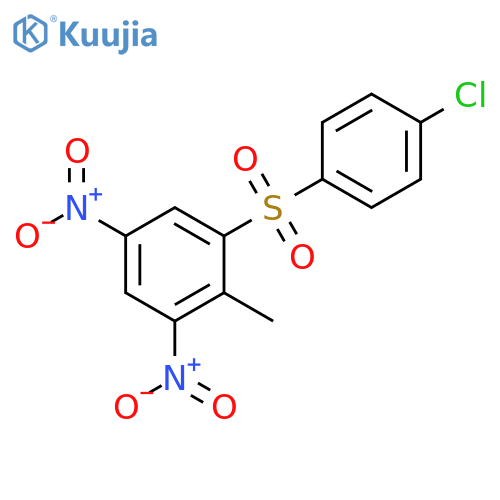 Benzene, 1-[(4-chlorophenyl)sulfonyl]-2-methyl-3,5-dinitro- structure
