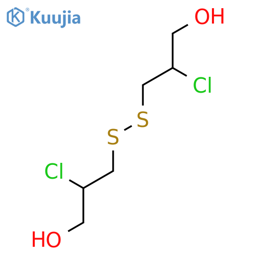 1-Propanol, 3,3'-dithiobis[2-chloro- structure