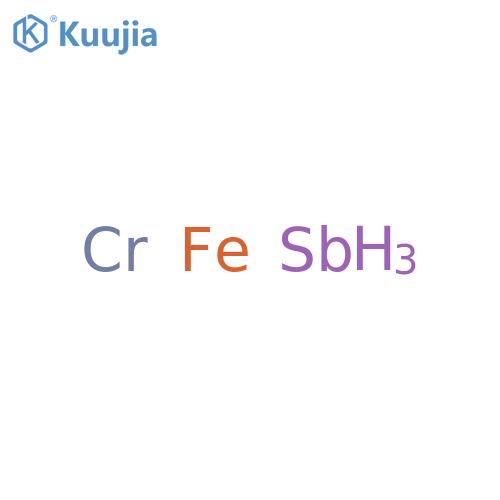 Antimony, compd. with chromium and iron (1:1:1) structure