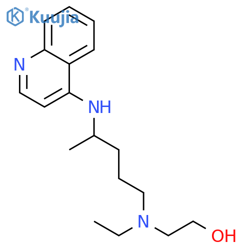Ethanol, 2-[ethyl[(4R)-4-(4-quinolinylamino)pentyl]amino]- structure