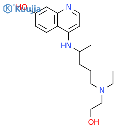 7-Quinolinol,4-[[(1R)-4-[ethyl(2-hydroxyethyl)amino]-1-methylbutyl]amino]- structure