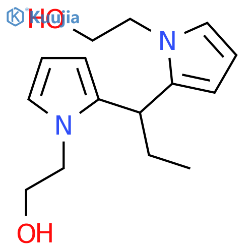1H-PYRROLE-1-ETHANOL, 2,2'-PROPYLIDENEBIS- structure