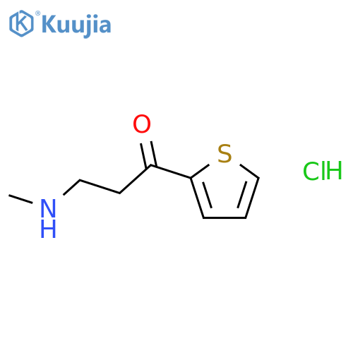 3-(N-Methylamino)-1-(2-thienyl)-1-propanone Hydrochloride structure