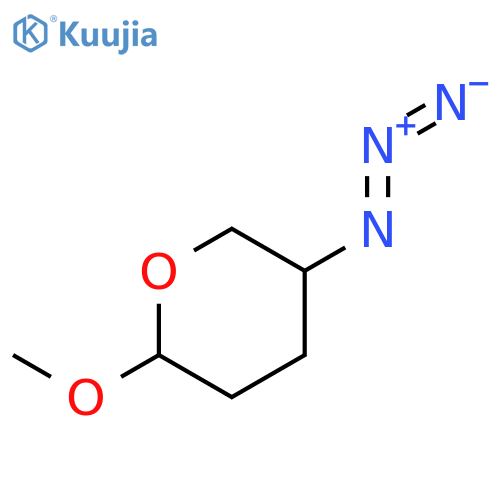 2H-Pyran, 5-azidotetrahydro-2-methoxy- structure