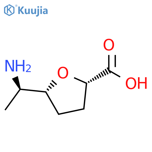 D-lyxo-Heptonic acid, 6-amino-2,5-anhydro-3,4,6,7-tetradeoxy- (9CI) structure