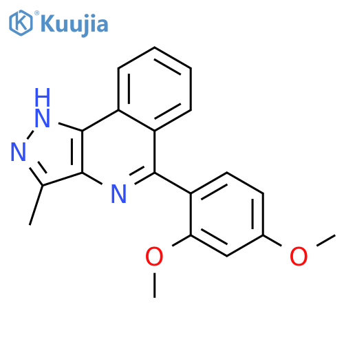 1H-Pyrazolo[4,3-c]isoquinoline, 5-(2,4-dimethoxyphenyl)-3-methyl- structure