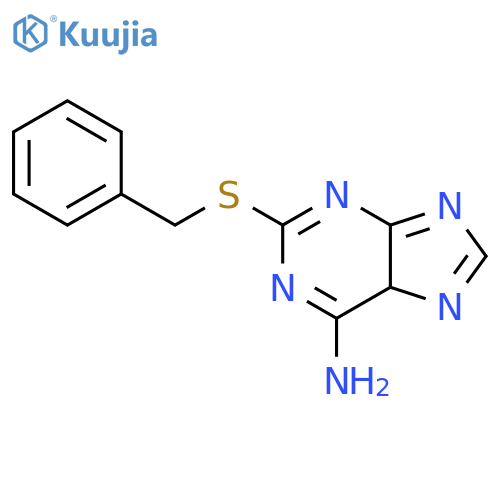 9H-Purin-6-amine,2-[(phenylmethyl)thio]- structure