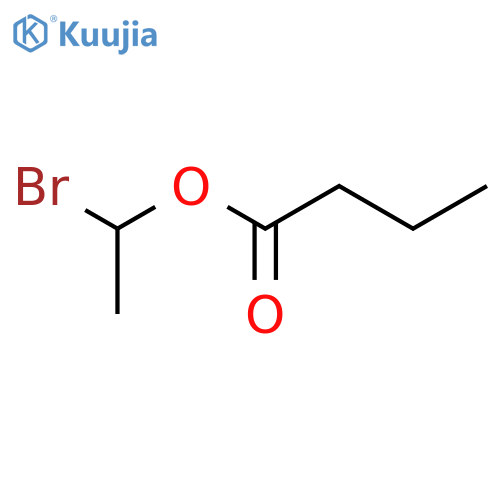 BUTANOIC ACID, 1-BROMOETHYL ESTER structure