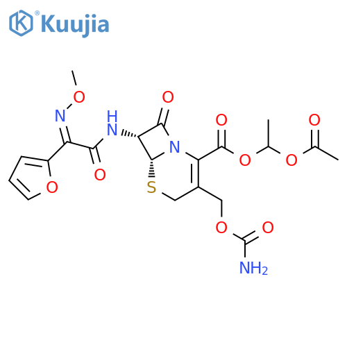 Cefuroxime axetil structure