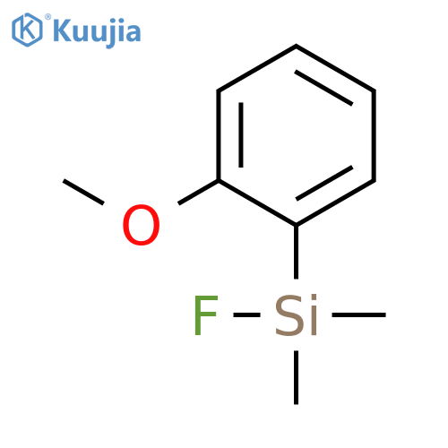 Fluoro(2-methoxyphenyl)dimethylsilane structure