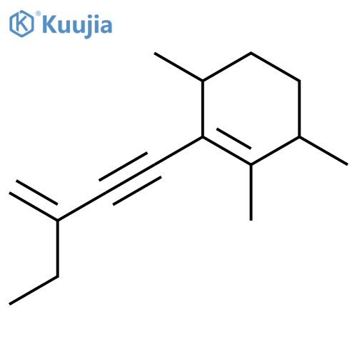 CYCLOHEXENE, 1,3,6-TRIMETHYL-2-(3-METHYLENE-1-PENTYNYL)- structure