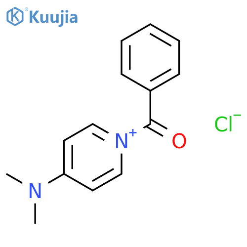 Pyridinium, 1-benzoyl-4-(dimethylamino)-, chloride structure