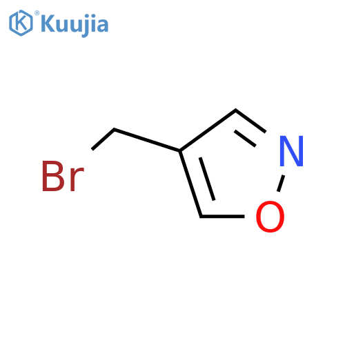 4-(Bromomethyl)-1,2-oxazole structure